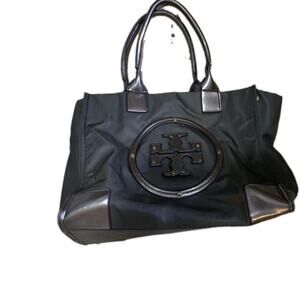 tory burch nylon tote bag - Brown And Metallic